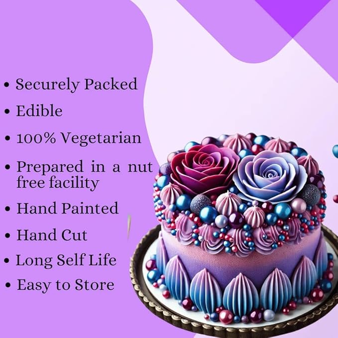 Confect Love Disco Balls Sprinkle Mix – Pink, Blue & Purple Pearl Candy Balls for Cake Decorating, Cupcakes, Cookies & Desserts – Edible Sprinkles Topping | Vegan, Gluten-Free, Nut-Free, Soy-Free, Dairy-Free, Palm Oil-Free- 4.2 Oz