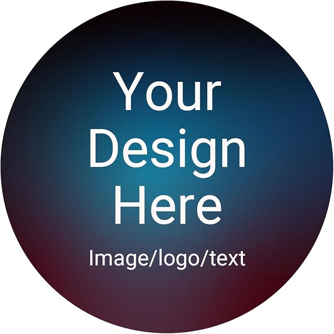 100,150PCS Custom Stickers for Business Logo Personalized Labels with Any Image Logo and Text Customized Stickers for Thank You Business (Round)