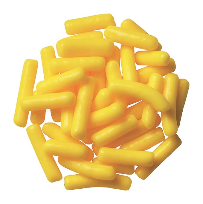 DecoPac Yellow Sprinkles | Extra Large 26oz Pack | Cake Sprinkle Mix, Fancy Sprinkles For Cake Decorating, Handheld Container, Candy Sprinkles, Cake Sprinkles - Yellow