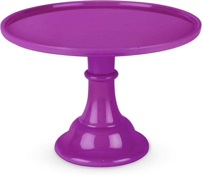 Twine Melamine Cake Stand, Cupcake Stand, Perfect for Birthdays, Weddings, Holidays Housewarming and Tea Parties, Durable and Stylish Dessert Accessory, Kitchen & Home Décor, Set of 1, Purple
