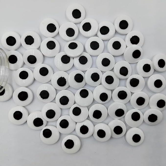 2 Bottles Candy Eyes Eyeballs Cake Cupcake Toppers Edible Eyes for Decorating, Two Size Mixed - Halloween, Christmas, Easter, and Edible Art Project Candy Decorations