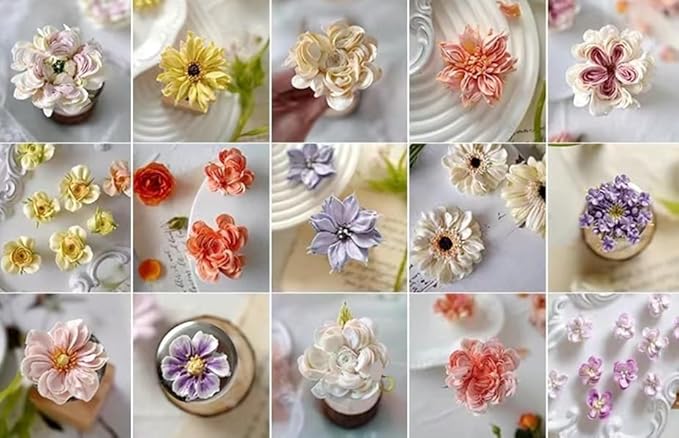 Cake Decorating Icing Tips Set, Crumb Coat Piping Tips, Professional Decorating Tools (#113)