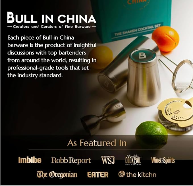 Bull in China Fine Mesh Strainer with Handle - Gunmetal Black Finish | Bar Hand Strainer | Wire Mesh Cocktail Strainer | Strainer for Bartending