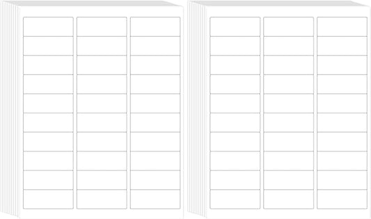 L LIKED Printable Address Labels, 1" x 2-5/8", 2 Packs of 900, Label Stickers for Envelopes (1800 Labels)