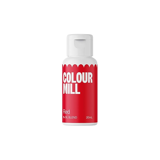 Colour Mill Oil-Based Food Coloring, 20 Milliliters Red