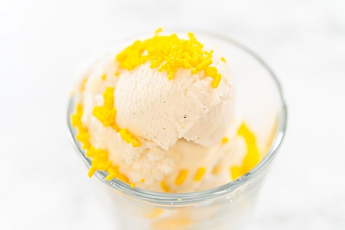 Bakerpan Yellow Nonpareils Sprinkles - 7 Ounces Yellow Sprinkles for Cake Decorating - Edible Nonpareils for Cupcakes, Ice Cream, Cake Decorations (Made in USA)