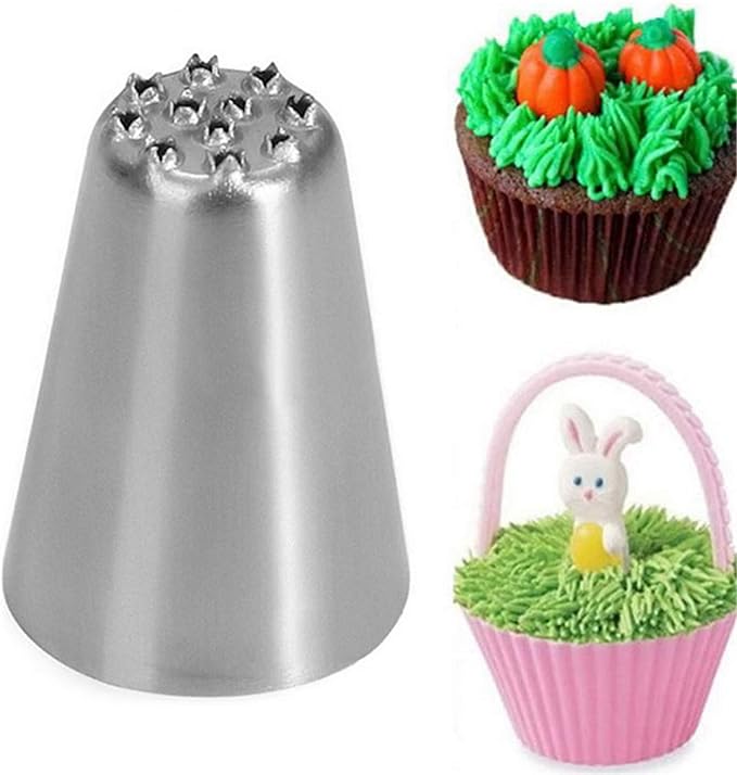 Symphony Wire Tips, Stainless Steel Icing Piping Nozzles For Pastry Fondant Tools (grass & flower)
