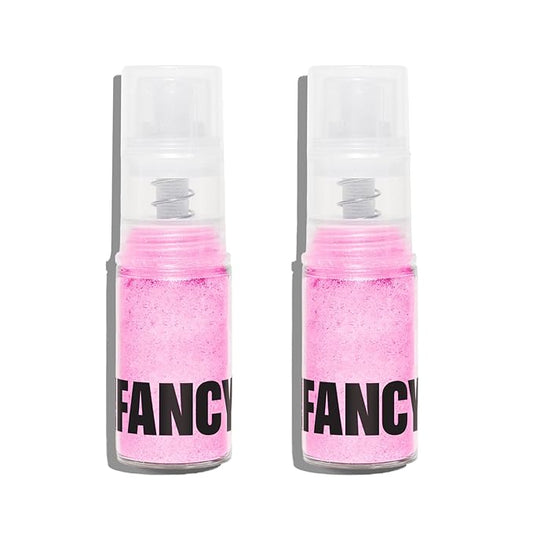Fancy Sprinkles Pink Sapphire Premium Edible Glitter Spray for Sparkling Food & Drinks No Taste or Texture (4gm, Pink Sapphire Edible Glitter 2 Pack)