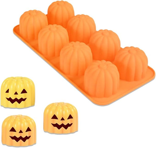 1 Pcs Silicone Chocolate Molds Fall Thanksgiving Halloween Christmas Autumn Pumpkin Candy Chocolate Mold Silicone Molds for Candy Jelly Wax Melt Ice Cubes Cake Decorations