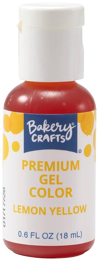 Bakery Crafts Premium Gel Neon Food Coloring 6 Bottle Assortment, 3.6 Fl Oz, Bright Edible Color For Christmas Baking And Decorating, Highly Concentrated, Yellow, Orange, Purple, Blue, Pink, Green | 6 x 0.6FL | Made in USA