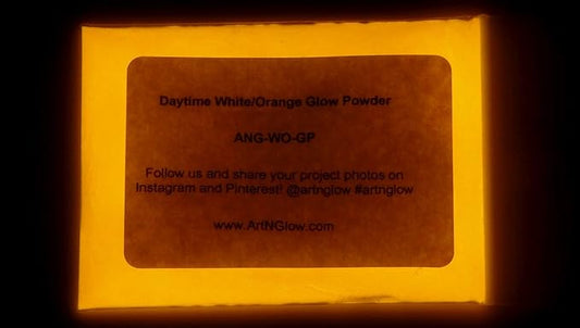Glow in The Dark Pigment Powder - Neutral and Fluorescent Color for Art Painting, Fine Art, Nail Art Paint, and DIY Crafts - Long Lasting 10+ Color Options - Neutral Orange - (1 Kilogram)