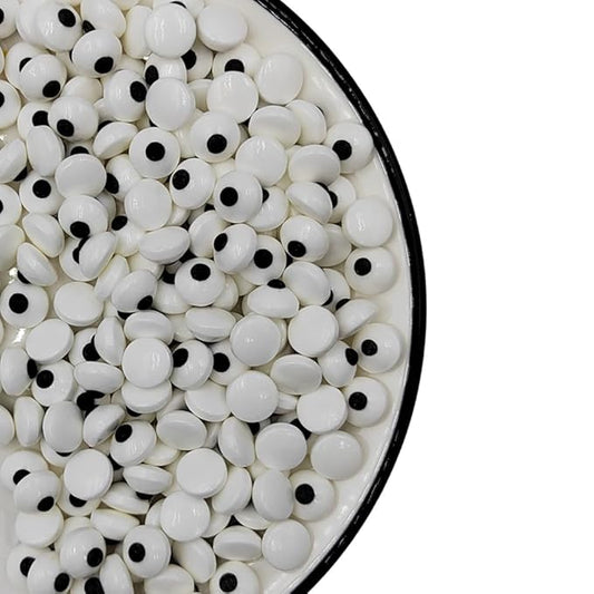 Eastron Edible Small Candy Eyeballs Eyes Cake Cupcake Toppers Cookie Decorations Dessert Sprinkles for Halloween Christmas Birthday Party Supplies 2.75 Ounce