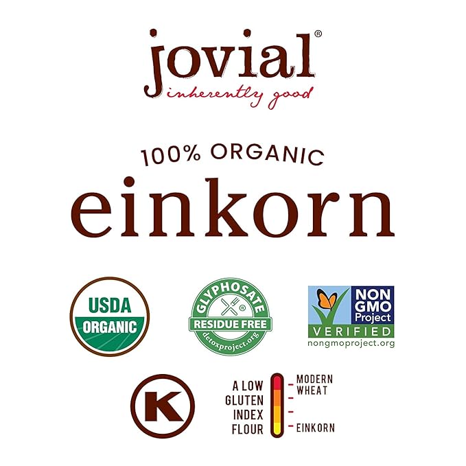 Jovial Organic Einkorn Flour, 32 oz (2 pack)