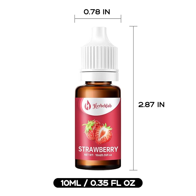 Food Flavoring Oil - Candy Flavoring for Candy Making 5 x 0.35 Fl Oz Concentrated Extracts and Flavorings for Baking, Lip Gloss, Cakes, Desserts