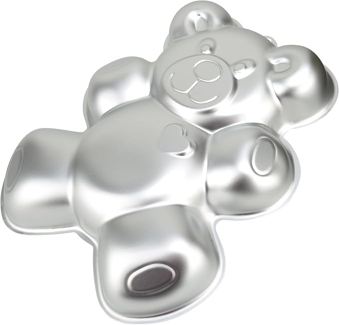 Bear Shape Cake Pan, Kids 3D Birthday Cake Pan, Aluminum Alloy Cake Molds Nonstick Baking Tools