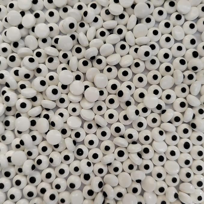 Eastron Edible Mini Candy Eyeballs Eyes Cake Cupcake Toppers Cookie Decorations Dessert Sprinkles for Halloween Christmas Birthday Party Supplies 2.82 Ounce