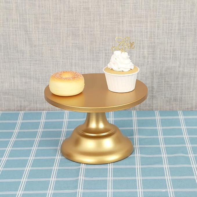 3 Pcs Metal Cake Stand Set 8/10/12 inch Dessert Table Display Perfect for Baby Shower Wedding Birthday (gold)