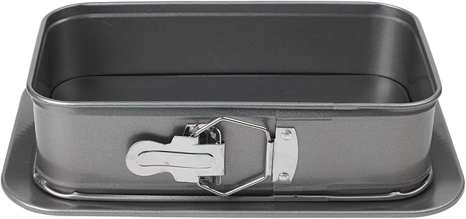 Springform Cake Pan, Non-stick Cheesecake Pan, Rectangle Cake Pan With Removable Bottom, Ice Cream Cake Bakeware, Trays Cheesecake Tin Rectangular