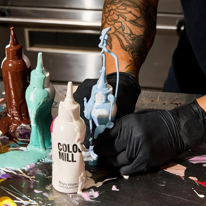 Colour Mill Chocolate Drip Easy-Melt Drizzle for Desserts, 125 Grams Baby Blue