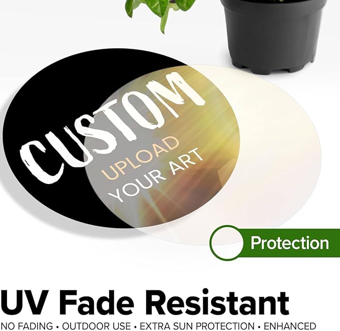 Custom Stickers for Business Logo Design Your Own Personalized Labels Shipping Sticker Decals Text Name Image Photo Customized Waterproof, UV Protected Fade & Heat Cold Resistant 2 Inch