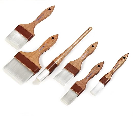 SPARTA 4039900 Nylon Wide Brush, Flat With Nylon Bristles, 4 Inches, Brown