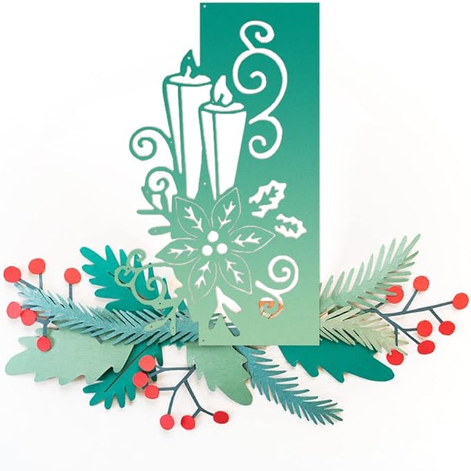 3 Pcs Die Cuts for Card Making, SENHAI Christmas Metal Cutting Dies Scrapbooking Die-Cuts Snowflake Stencil for DIY Christmas Decorations Paper Craft, Embossing, Holiday Decorations