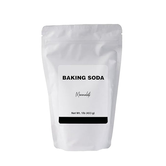 Minimalist Baking Soda, For Cleaning and Deodorizing, Packaged for Convenience in a Resealable Bag (1 Pound)