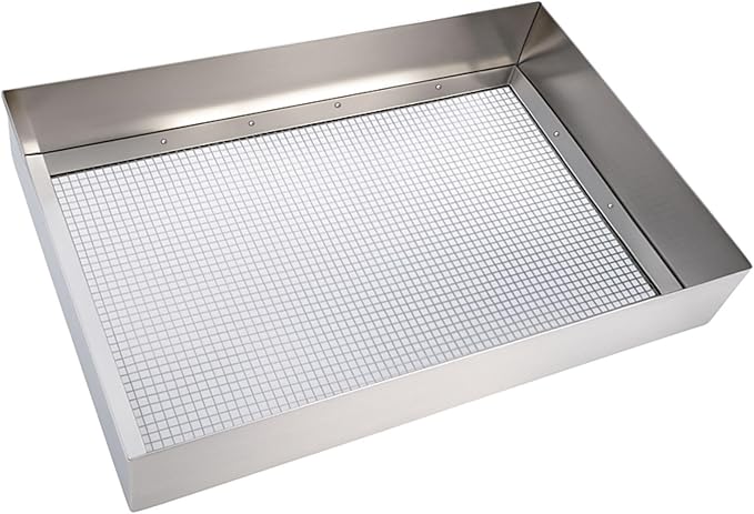 Large Size Soil Sifter for Garden Sieve for Rocks and Sand 17x11.5 inches