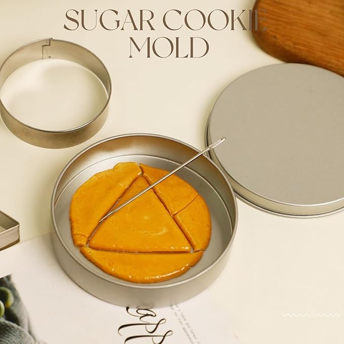 Dalgona Candy Mold Kit | Stainless Steel Cookie Cutters Biscuit Mold,Chocolate Mold,Cookie Cutter,Sugar Biscuit Kit, DIY Sugar Cookie Mold Set for Halloween Party, Korean Drama Baking Supplie (13 Set)