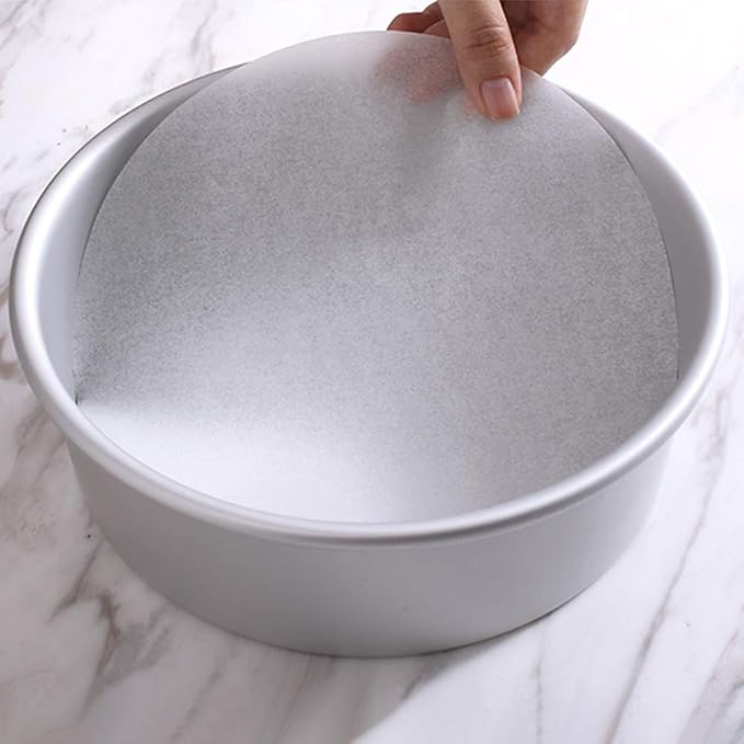 Parchment Paper Rounds, Set of 200, Non Stick 8 Inch Baking Parchment Circles/Baking Paper Rounds for Cake Pan, Springform Pan, Tortilla Press and so on(4.5/5.5/6/7/9/10/12inch Available)