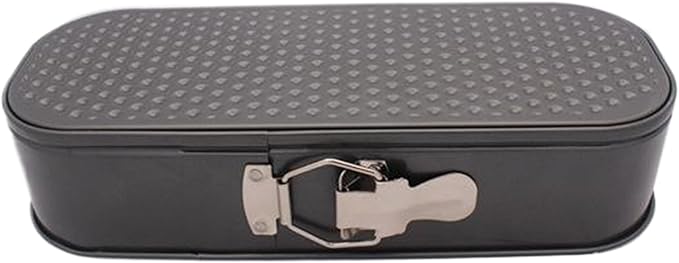 Rectangular Springform Cake Baking Pans: Non-Stick Springform Pans with Removable Bottom, Quick Release Latch Bakeware Springform Cake Pan, Bread Loaf Pan 12.2" x 4.33" x 2.7"