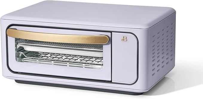 Beautiful Infrared Air Fryer Toaster Oven Kit – Special Edition Multi‑Function Countertop Oven with 10 Presets, Fast Heating & Accessories by Drew Barrymore (Lavander)