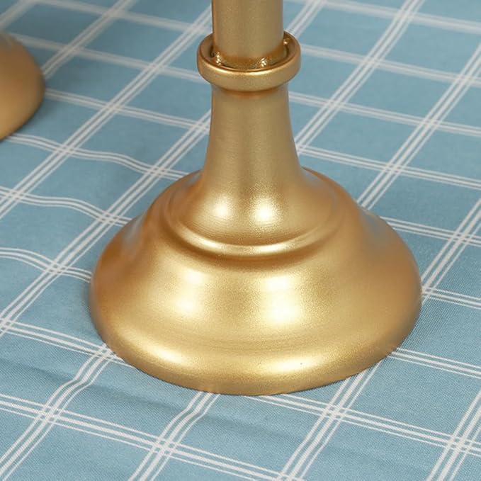 3 Pcs Metal Cake Stand Set 8/10/12 inch Dessert Table Display Perfect for Baby Shower Wedding Birthday (gold)