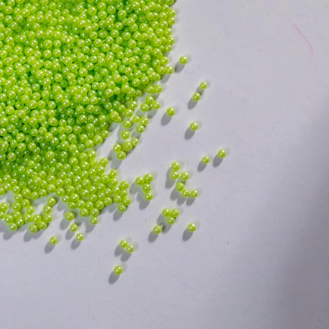 Green Sprinkle Edible Pearl Christmas sprinkles130g 4.6OZ,Cake sprinkles,Cookie sprinkles,Sugar Pearl,Edible Candy Pearls for Cake Cupcake Decorationg 2mm (Green)