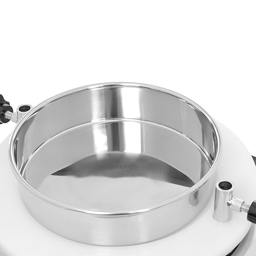 Lab Sifter Shaker, 125W Electric Vibrating Screen Sieve Shaker Machine with 304 Stainless Steel Body, 1-7 Layer Sieves Capacity & Timer Function for Sample Particle Liquid Powder