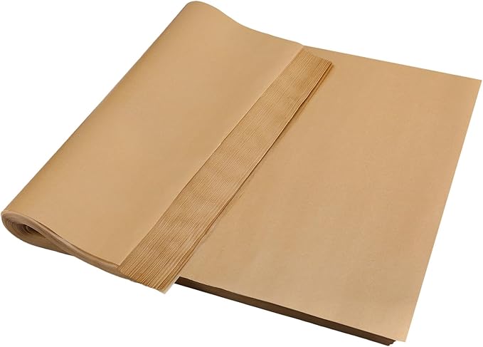 Maitys 500 Pcs 18 x 26 Inch Parchment Paper Baking Sheets Precut Non-stick & No-leak Large Unbleached Baking Paper for Full Size Sheet Pan Cooking Grilling Air Fryer Steaming Bread Cup Cake Cookie