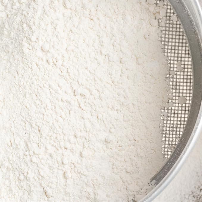 Flour Sifter Stainless Steel Fine Mesh Strainers 11.8 Inch 60 Mesh Round Flour Sieve for Baking Cake Bread