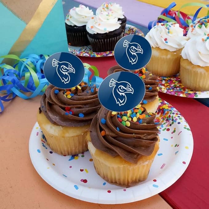 Saint Peters University Primary Logo Cupcake Picks Toppers Decoration Set of 6