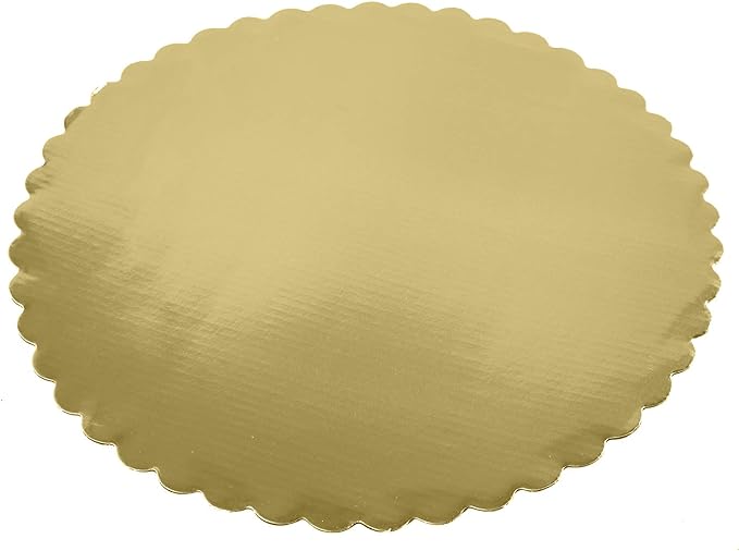 [25pcs] 10" Gold Cakeboard Round,Disposable Cake Circle Base Boards Cake Plate Round Coated Circle Cakeboard Base 10inch,Pack of 25