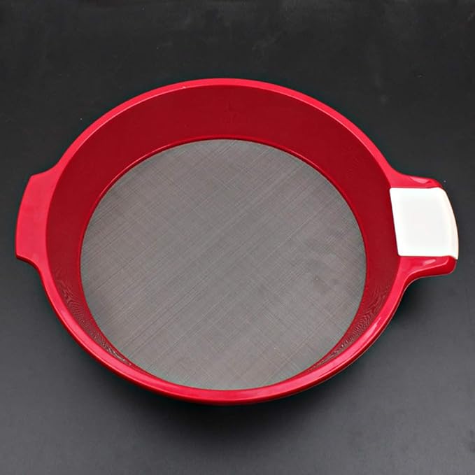 Sifting Pan Fine Mesh Strainer/Flour Sieve/Icing and Sugar Sifter,60 mesh 11 inch