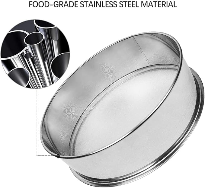 Vibrating Sifter Mesh Screen 60 Mesh Stainless Steel Vibrating Sieve Mesh Screen for Automatic Powder Sifter Machine