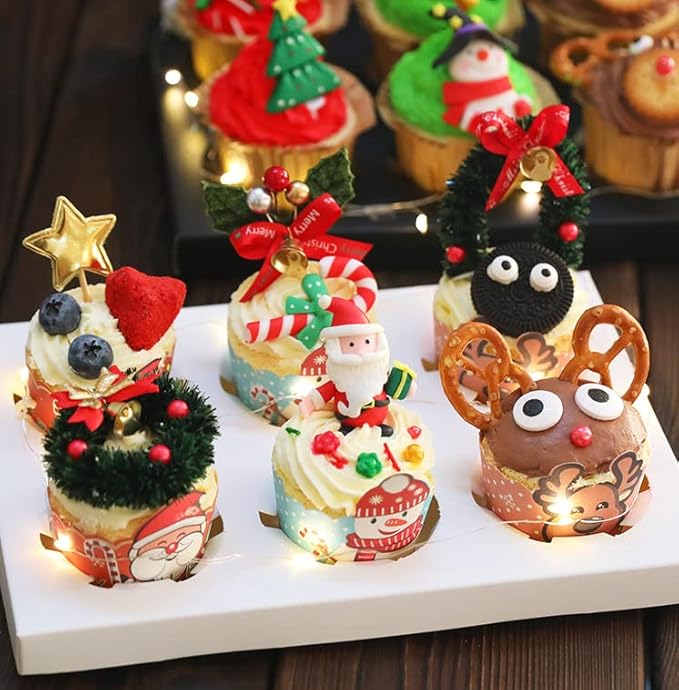 Christmas Sprinkles Mix size eyeball 130g/ 4.6oz Baking Edible Thanksgiving Day Christmas Cake Decorations Cupcake Toppers Cookie Decorating Ice Cream Toppings Celebrations