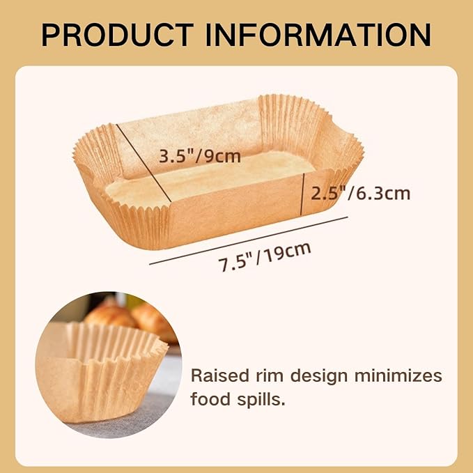 Loaf Pan Liners 150Pcs 9x5 Inch Unbleached Parchment Paper Liners for Bread Baking Non-Stick Pre-Cut for 2 LB Loaf Pans Burn Protection & Easy Cleanup