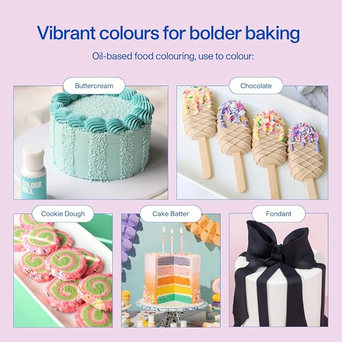 Colour Mill Oil-Based Food Coloring, 20 Milliliters (Kickstarter 12 Pack)