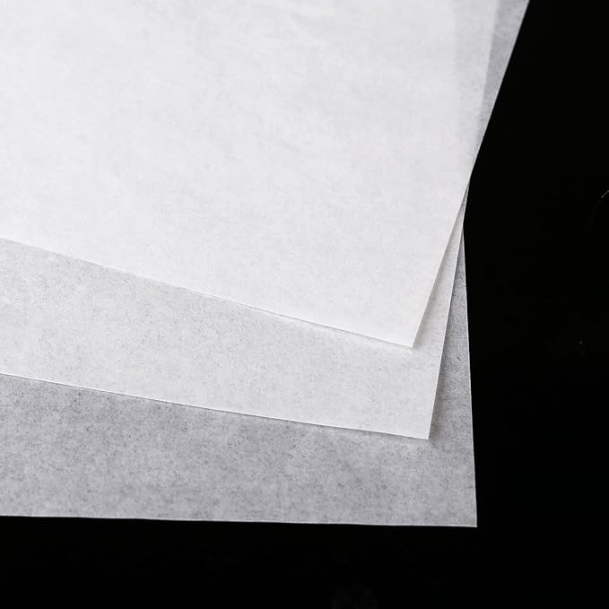 Parchment Paper Pre-Cut Sheets 2-Side Coating for Baking, Cooking, Frying, Oven & Flower Oil Extraction for Heating Press, 8"x12" 100 Pcs|Pack
