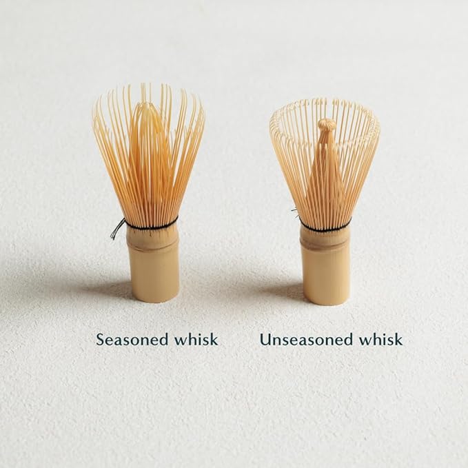 Naoki Matcha Traditional Matcha Starter Set - Bamboo Matcha Whisk (Chasen), Scoop (Chashaku), Stainless Steel Sifter - Japanese Matcha Tea Set