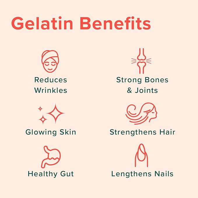 Further Food Premium Gelatin Powder – Unflavored, Grass-Fed & Pasture-Raised Beef Hide, Non-GMO, Sugar-Free, Keto & Paleo Friendly, 15.87 oz