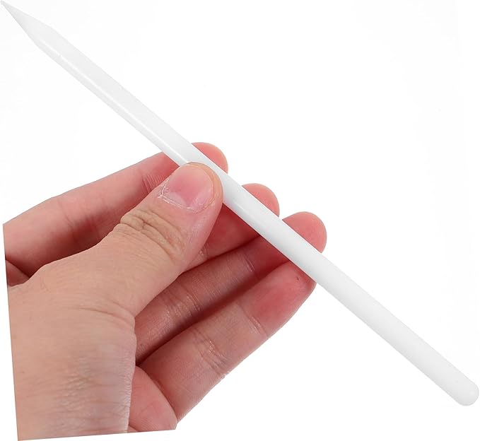 Cabilock 3Pcs Fondant Cake Tools Nonstick Silicone Rolling Pin Carving Modeling Stick for Decorating Cakes Cookies Pastry and Craft Clays Easy to Use for Beginners