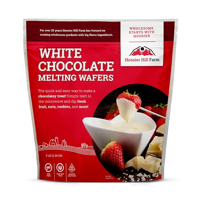 Hoosier Hill Farm White Melting Wafers, 5LB (Pack of 1)
