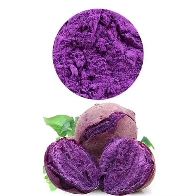 Purple sweet potato powder 17.6oz. Dark purple food coloring, purple sweet potato extract powder used in baking, smoothies, beverages